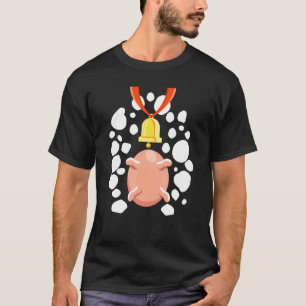Kuh Utter Druckmuster Halloween Rind Easy Kostüm T-Shirt