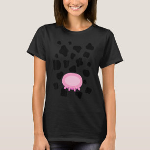 Kuh Utters Kostüm Niedliche Halloween Männer Fraue T-Shirt
