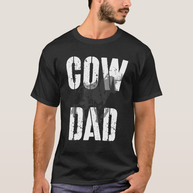Kuh-Vater - Bauer T-Shirt (Vorderseite)