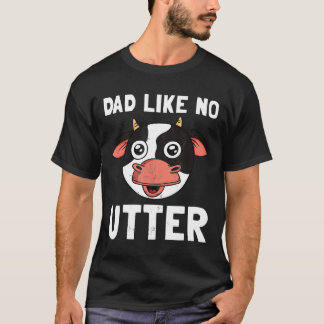 Kuh-Vater wie kein anderer Vatertag auf dem Bauern T-Shirt