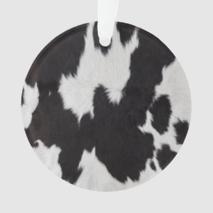 Kuh verstecken Schwarz-weiße Verzierung Ornament