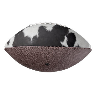 Kuh versteckt Schwarz-weißen Fußball Football