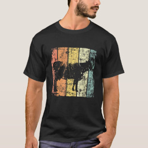 Kuh Vintage Bauer Retro Bauernhof T-Shirt