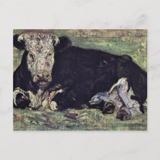 Kuh von Vincent Van Gogh Postkarte