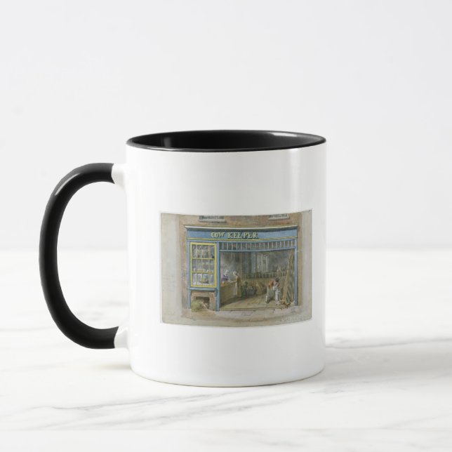 Kuh-Wächter, 1825 Tasse (Links)