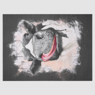 Kuh Wasserfarbe Seidenpapier