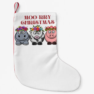 Kuh weihnachten frohe weihnachten xmas kleiner weihnachtsstrumpf