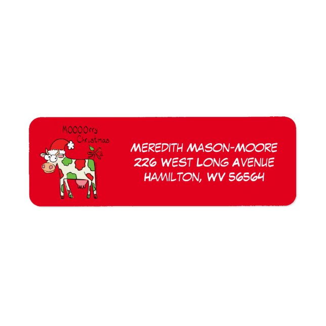 Kuh Weihnachten Niedlich Kids (Vorne)