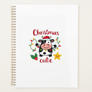 Kuh Weihnachten Süße Kühe Weihnachten T-Shirt (6) Planer
