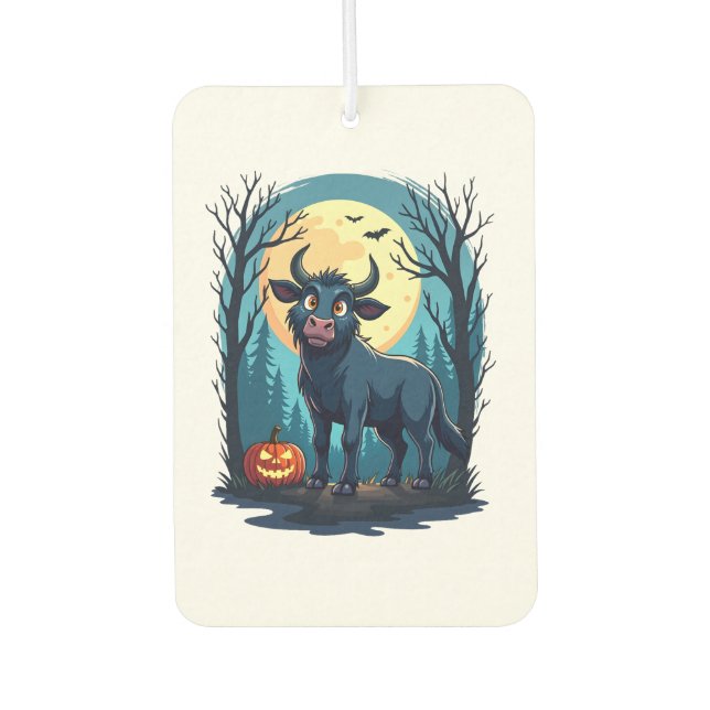 Kuh Werewolf Transformation Autolufterfrischer (Vorderseite)