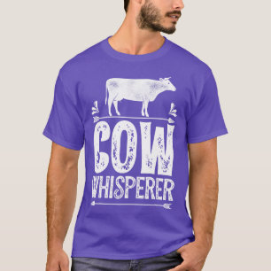 Kuh Whisperer Funny Farm Geschenke für Bauer T-Shirt
