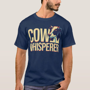 Kuh Whisperkuh Lover Rind Bauer Kuh T-Shirt
