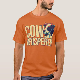 Kuh Whisperkuh Lover Rind Bauer Kuh T-Shirt