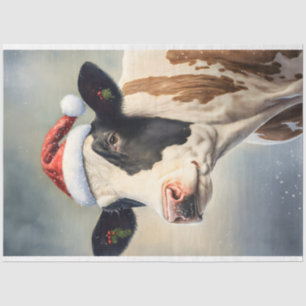 Kuh Winter Weihnachtsgebäck Seidenpapier