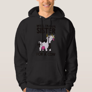 Kuh wird Handelsregister für eine Kuh Jungs Mädche Hoodie