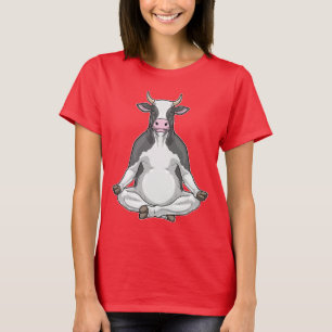 Kuh-Yoga-Fitness-Meditation T-Shirt