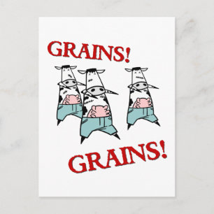 Kuh Zombies Postkarte