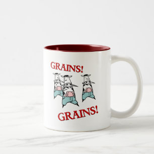 Kuh-Zombies Zweifarbige Tasse