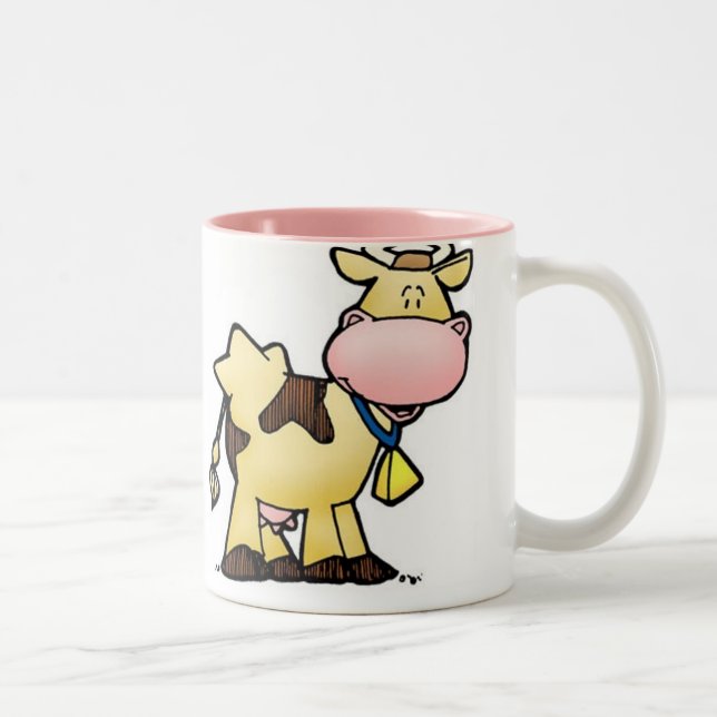 KUH ZWEIFARBIGE TASSE (Rechts)
