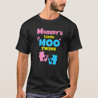 Kuh Zwillinge Schwangerschaft Baby Ankündigung Für T-Shirt
