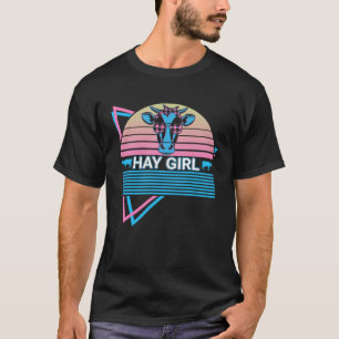 Kuhbauer Mädchen Retro Heu Mädchen T-Shirt