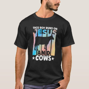 Kuhbekleidung Bauer Kühe Liebhaber für Jungen Prem T-Shirt