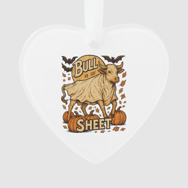 Kuhbulle Halloween Ornament (Vorderseite)