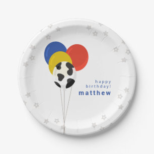 Kuhdruck Bauernhof Geburtstagsballons Pappteller