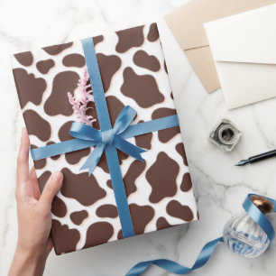 Kuhdruck Chic Geschenkpapier