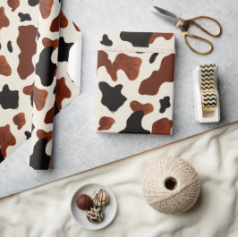 Kuhdruck Geschenkpapier