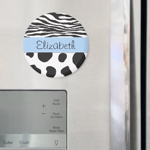 Kuhdruck, Kuhstelchen, Zebrastreifen, Ihr Name Magnet