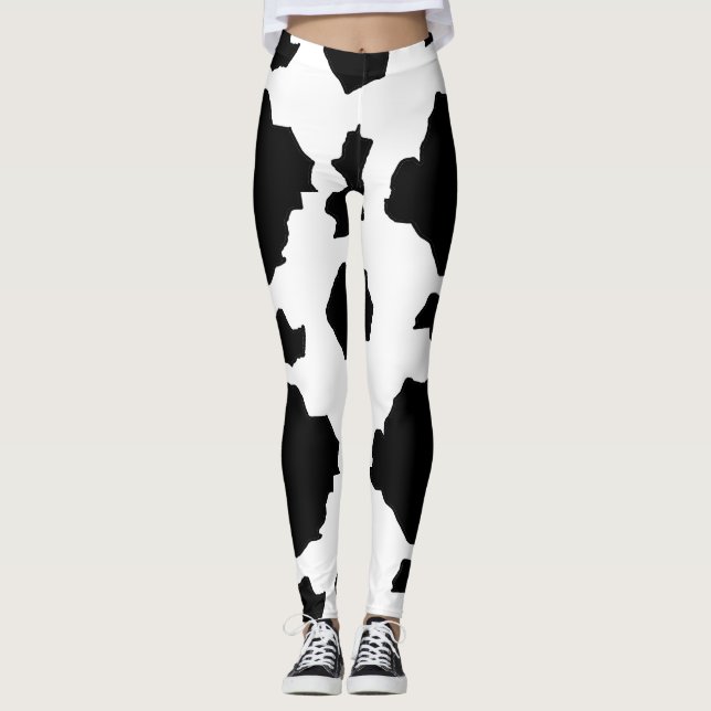 Kuhdruck Leggings (Vorderseite)