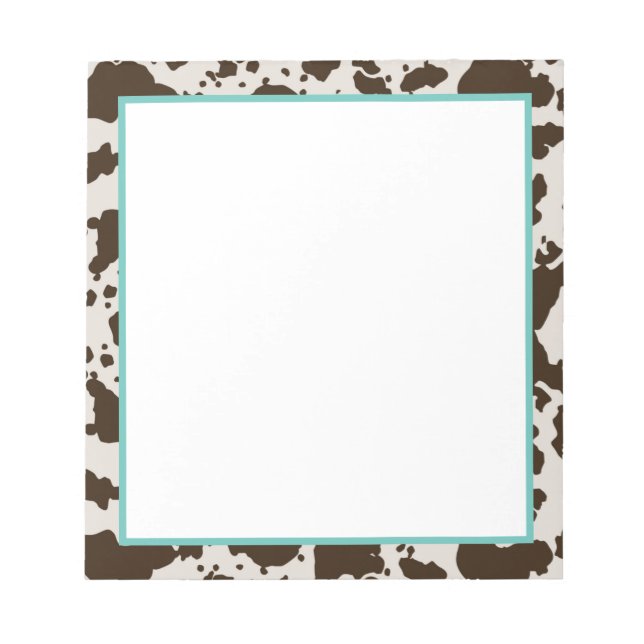 Kuhdruck Notizblock (Vorderseite)