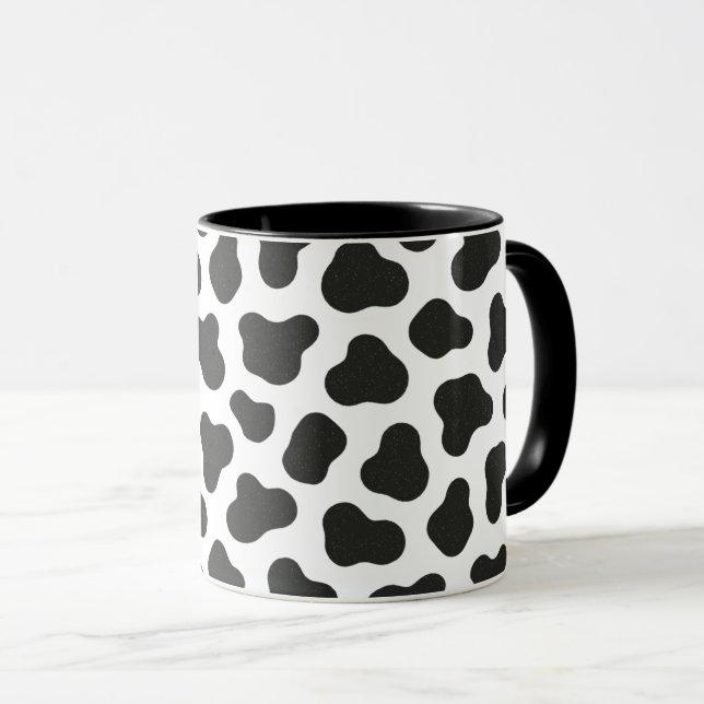 Kuhdruck Tasse (VorderseiteRechts)