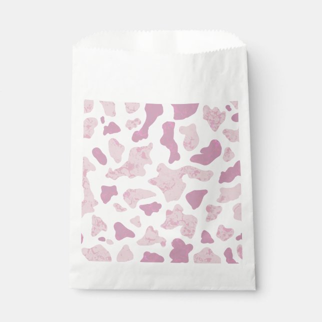 Kuhdruckmuster Geschenktütchen (Vorderseite)