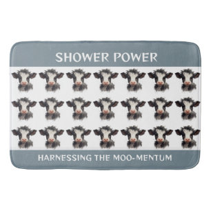 Kuhdusche Power: das Moo-Mentum nutzen Badematte
