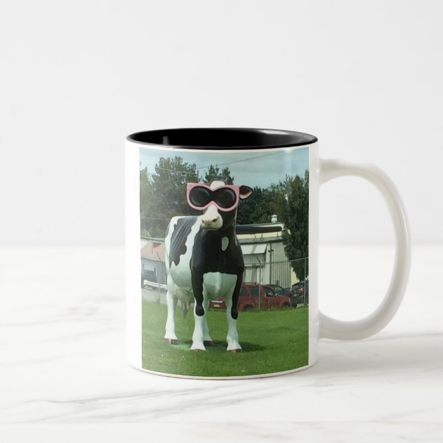 Kühe 1 zweifarbige tasse (Rechts)