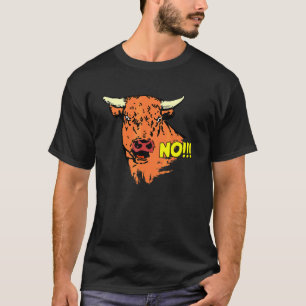 Kühe Comic Kuh sagt, dass der Taurus-Farm der Rind T-Shirt