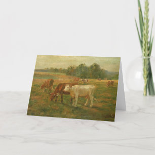 Kühe - Edward Mitchell Banister - c1890 Karte