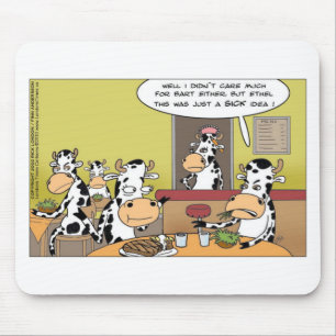 Kühe essen Steak Lustige T-Shirts Tassen Karten &  Mousepad