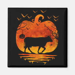 KUHE HALLOWEEN KOSTEN PUMPKIN FALLSAISON MAGNET
