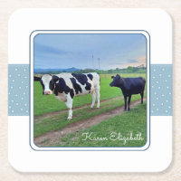 Kühe im Set "Weide"-Untersetzer