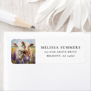 Kühe Kälber Lupine Blume Bauernhof Art