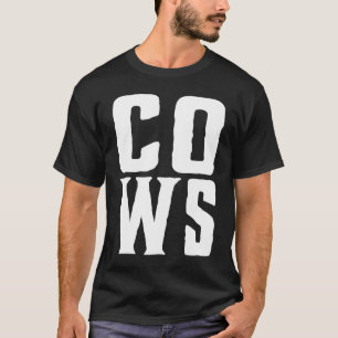 KÜHE! Lustige schreiende Kuh Hob Farmer T-Shirt
