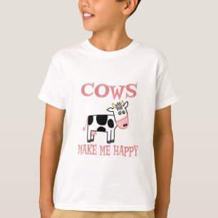 Kühe machen mich glücklich T-Shirt