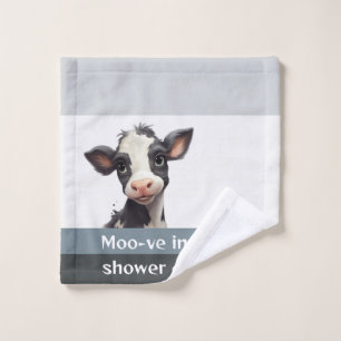 Kühe Moo-ve in die Duschgrotte Calf Badhandtuch Set