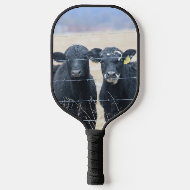 Kühe Pickleball Schläger (Vorderseite)