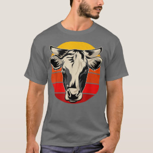 Kühe Rind Züchter Retro Vintage Milchkühe Rinder T-Shirt