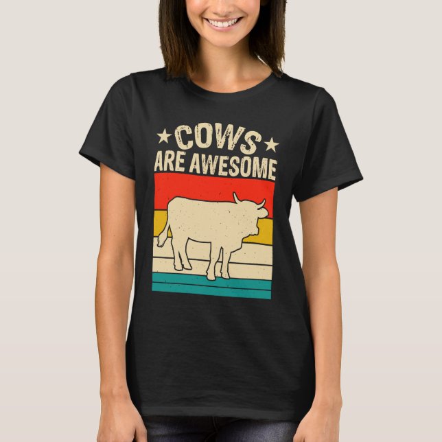 Kühe sind großartig T-Shirt (Vorderseite)