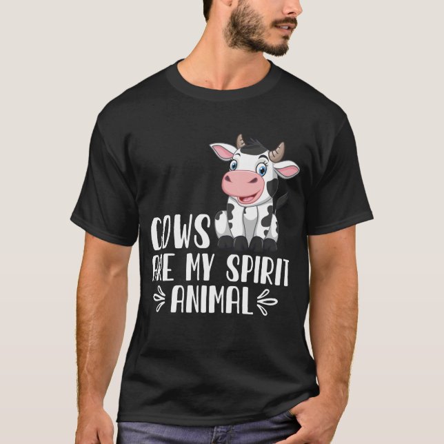Kühe sind mein Geist Tier T-Shirt (Vorderseite)